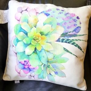 Thrō Succulent Accent Pillow